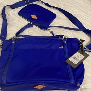 Mz Wallace Nikki River Bedford small Royal blue nwt